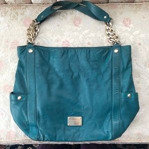 Michael Kors turquoise shoulder bag